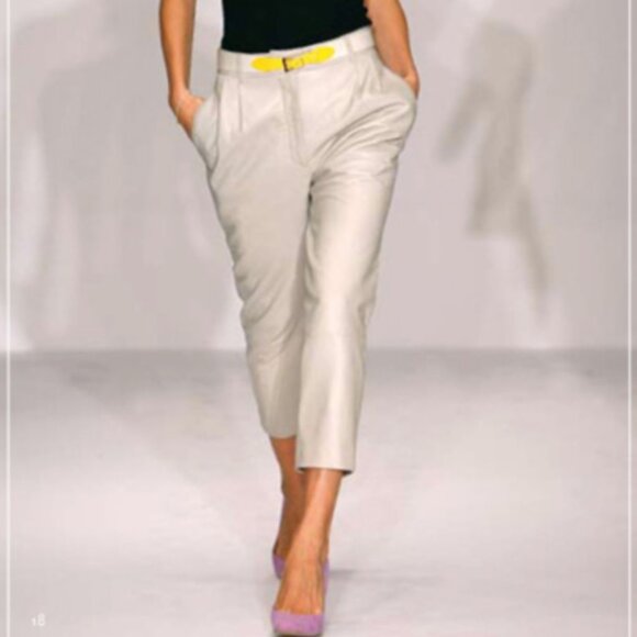 THE MANHATTAN LEATHER PANTS / BLACK